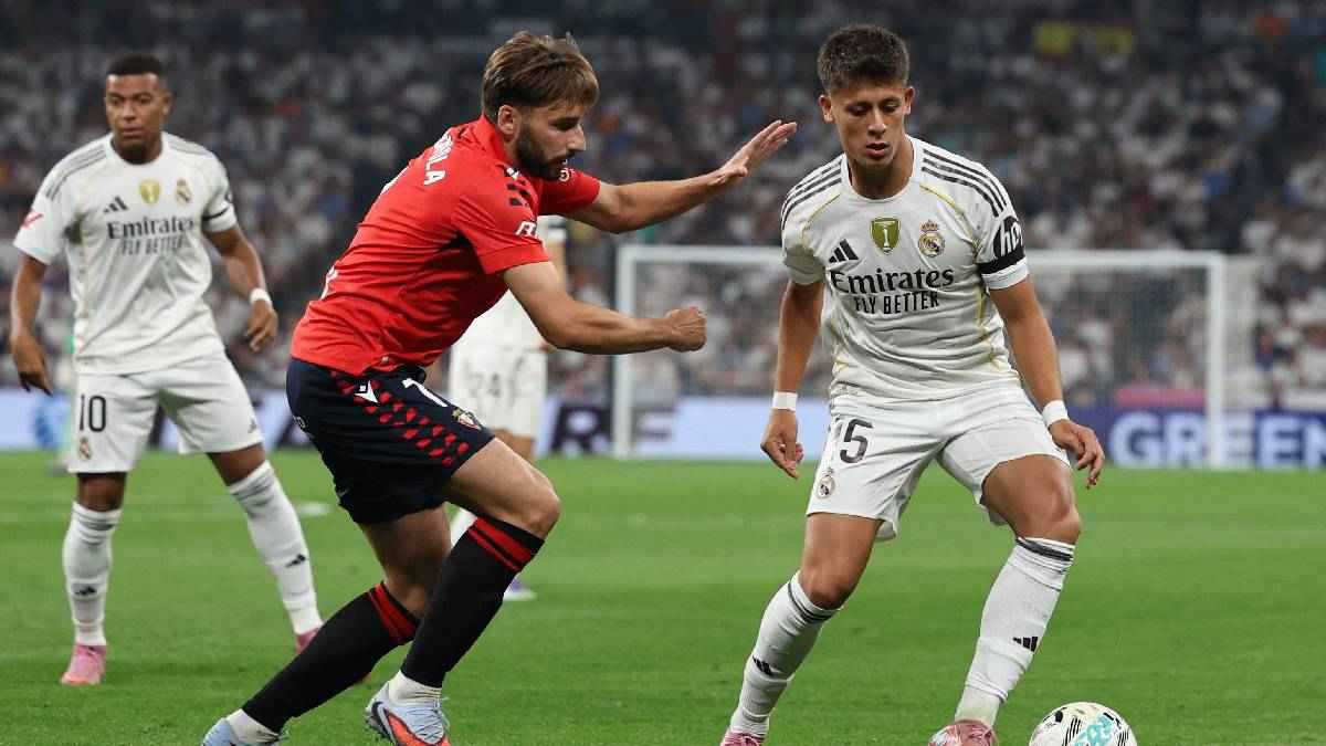 ملخص وأهداف في مباراة ريال مدريد وأوساسونا الآن في الدوري الإسباني